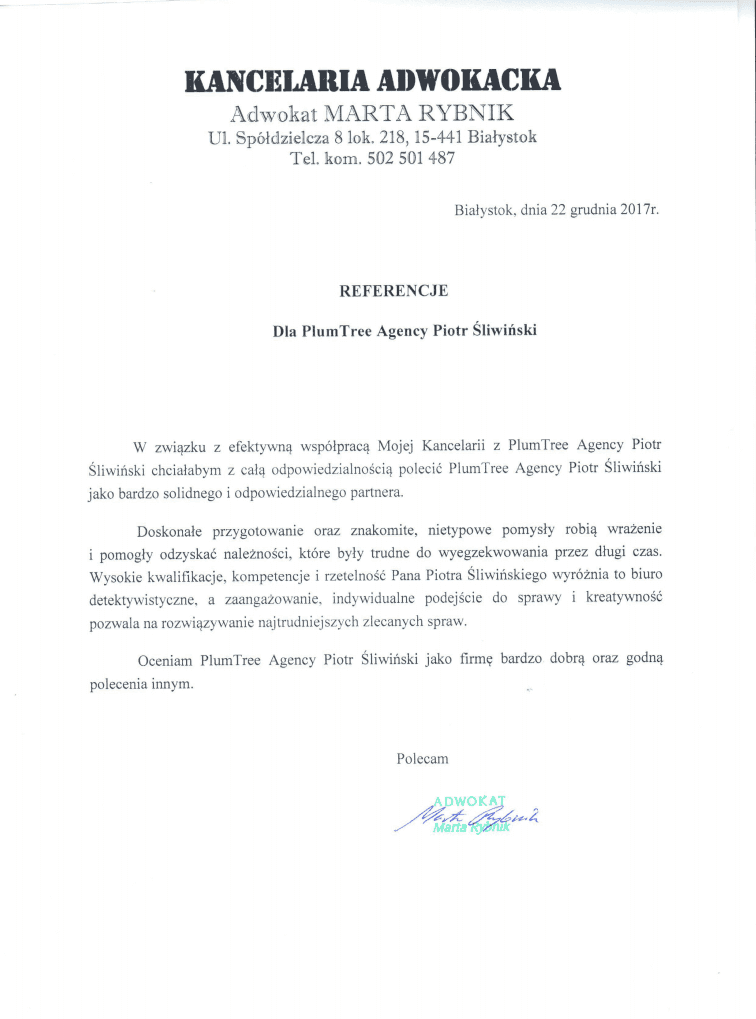 dokument potwierdzający kompetencje